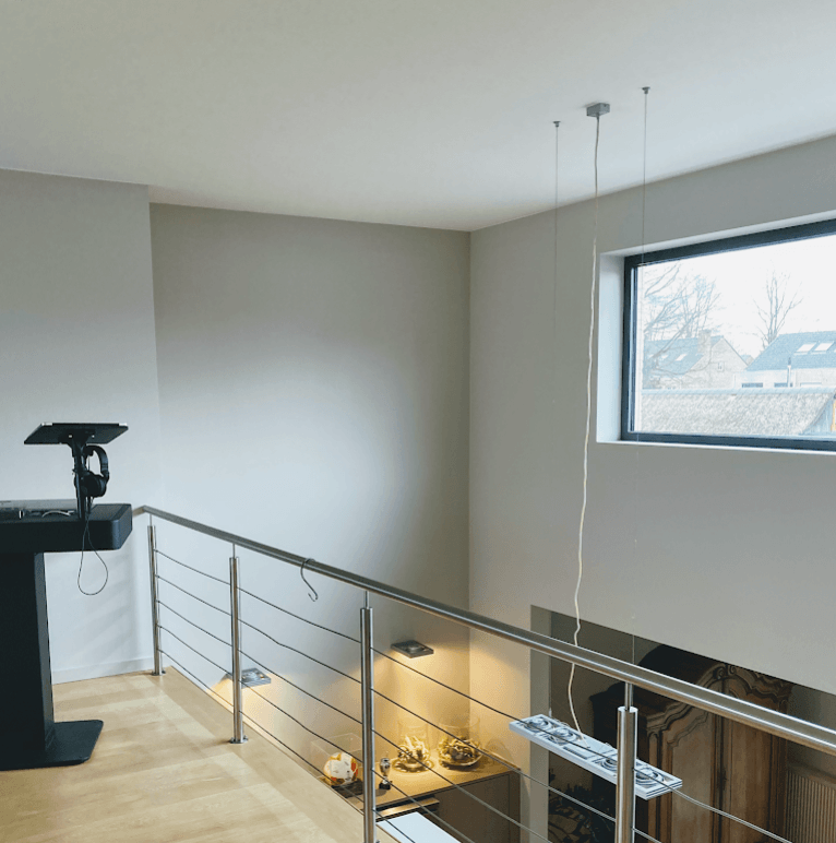 Interior staircase, wall and ceiling painting in a Camberwell home by Northern Star Painting