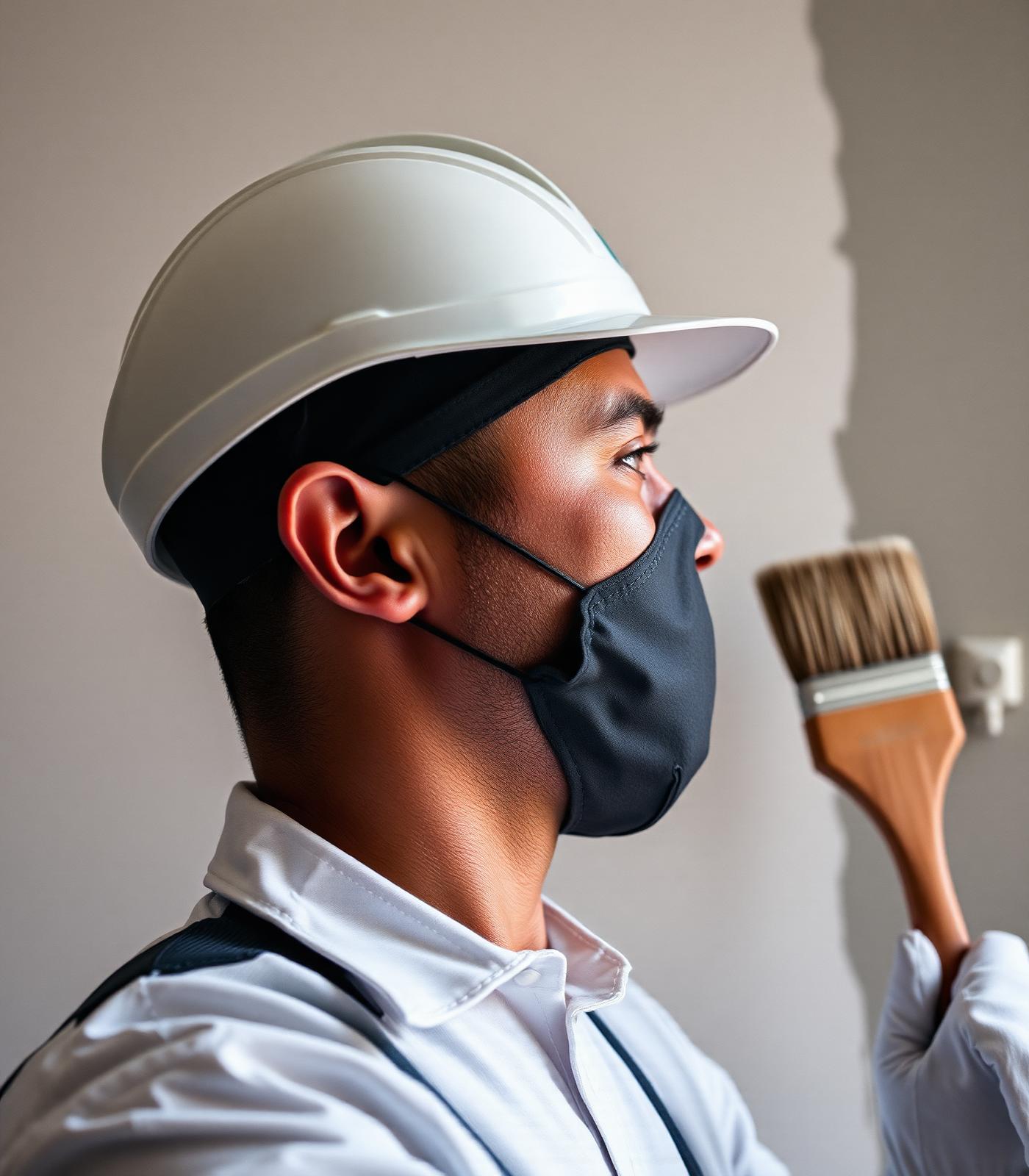 Painter preparing a Melbourne home interior for a full house repaint